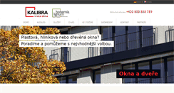 Desktop Screenshot of kalibra.cz